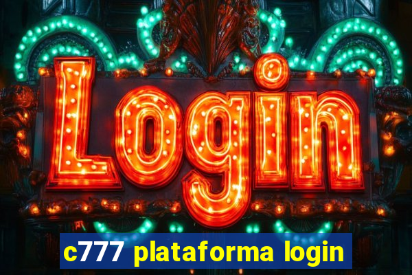 c777 plataforma login
